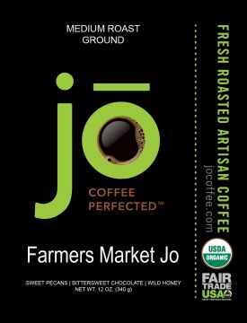 Farmer's Market Jo Case Pack - 6/12 oz. Case Ground (Auto Drip Grind)